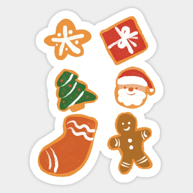 Christmas cookies Sticker by zoeexhibition